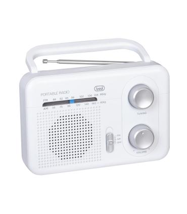 RADIO TREVI RA 7F64 PORTABLE AM FM RADIO WHITE