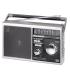 RADIO TREVI MB 749 W PORT. MULTIBANDA RADIO ESTILO RETRO AW USB METAL GRAY