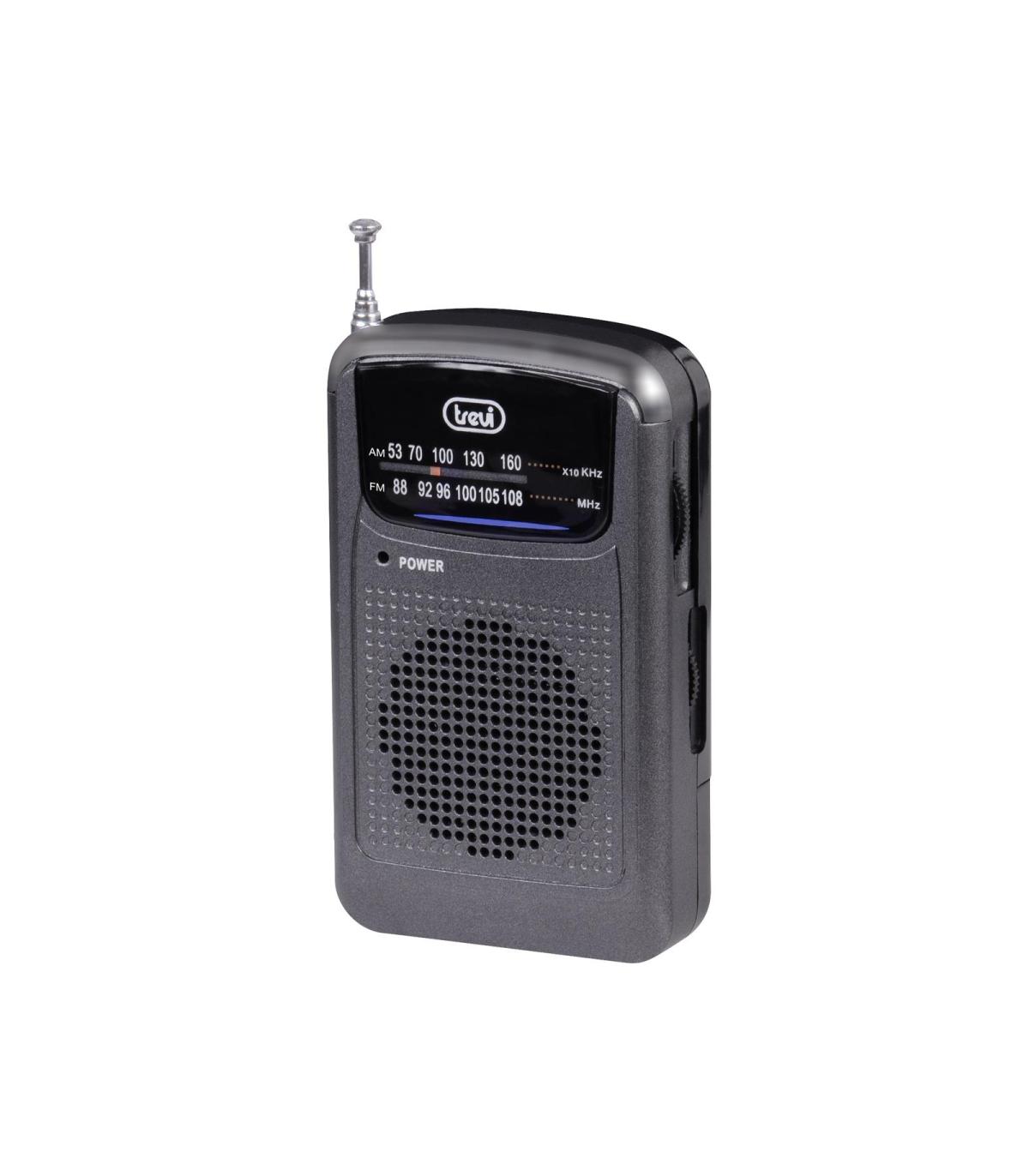 RADIO TREVI BOLSILLO RA 710 GMG MINI PORTABLE AM FM RADIO METAL GUN