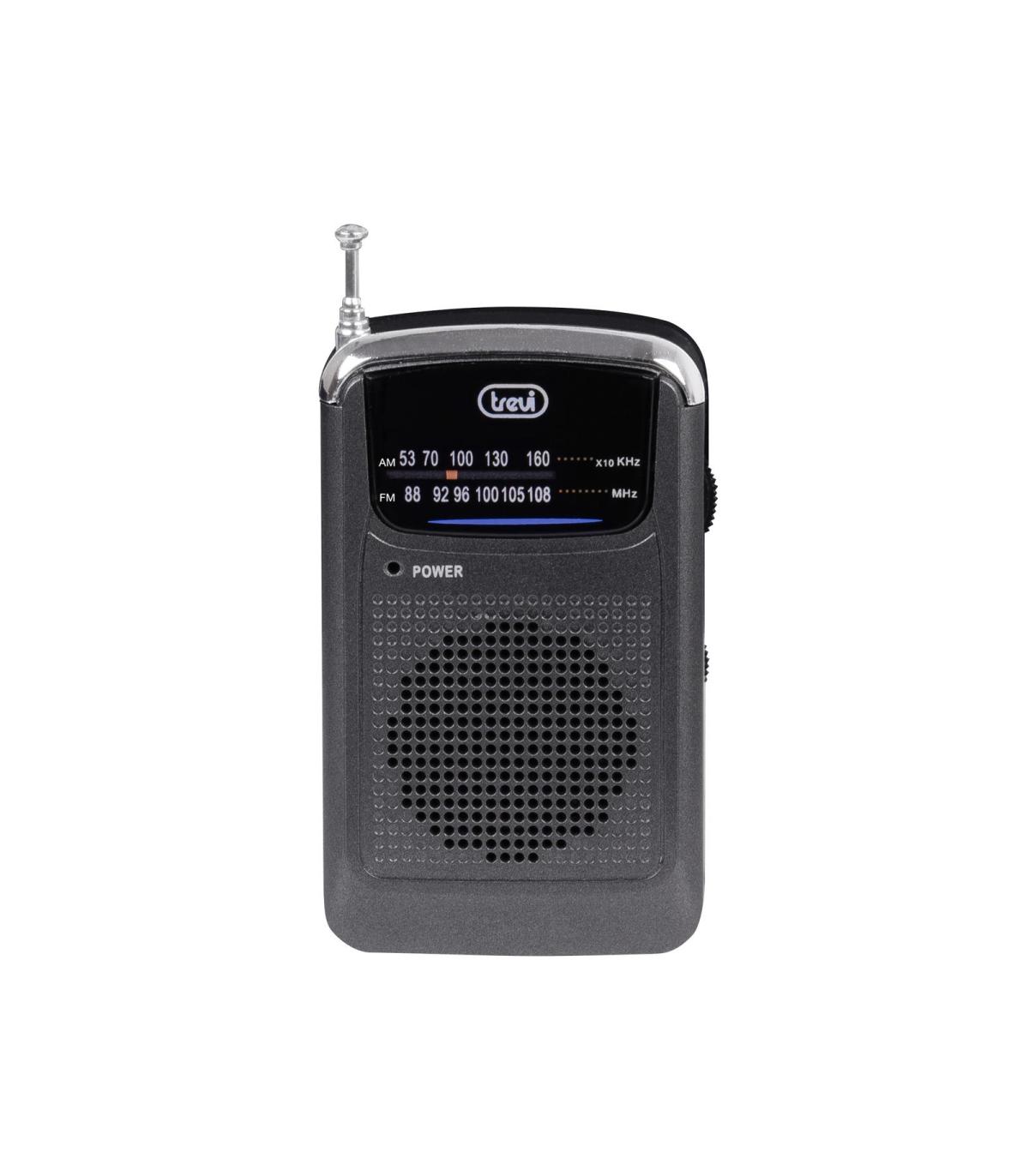 RADIO TREVI BOLSILLO RA 710 GMG MINI PORTABLE AM FM RADIO METAL GUN