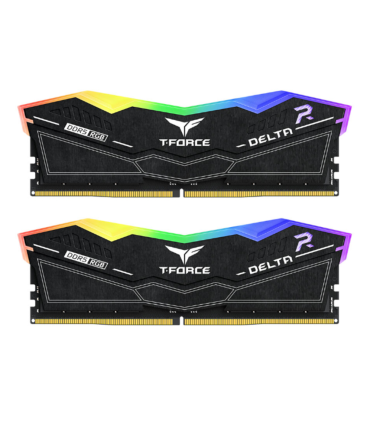 DDR5 TEAMGROUP T-FORCE DELTA RGB 16GB X2 6000 NEGRO