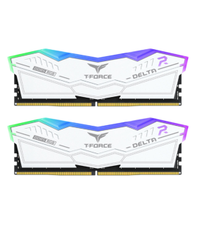 DDR5 TEAMGROUP T-FORCE DELTA RGB 32GB X2 6000 BLANCO