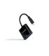 Nanocable Conversor USB-C M A VGA H Negro 10cm