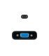 Nanocable Conversor USB-C M A VGA H Negro 10cm
