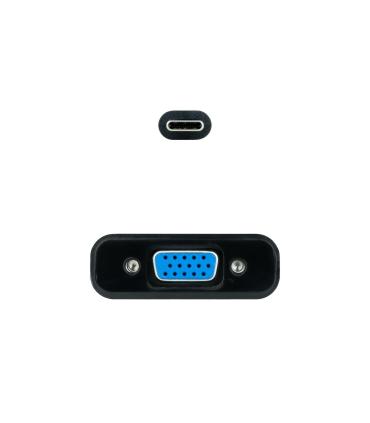 Nanocable Conversor USB-C M A VGA H Negro 10cm