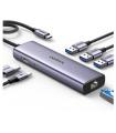 HUB UGREEN 6EN1 USB-C A HDMI   3XUSB-A   RJ45   PD