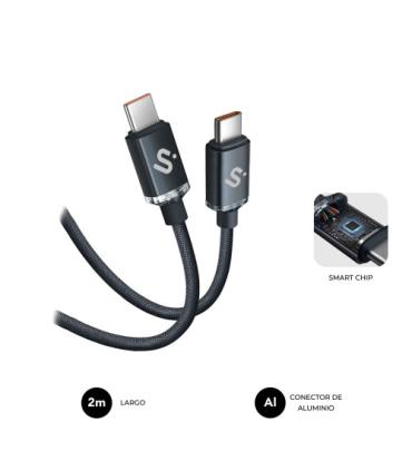 SUBBLIM CABLE OPTIMUS 60W C-C 2m BLACK