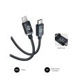 SUBBLIM CABLE OPTIMUS 60W C-C 2m BLACK