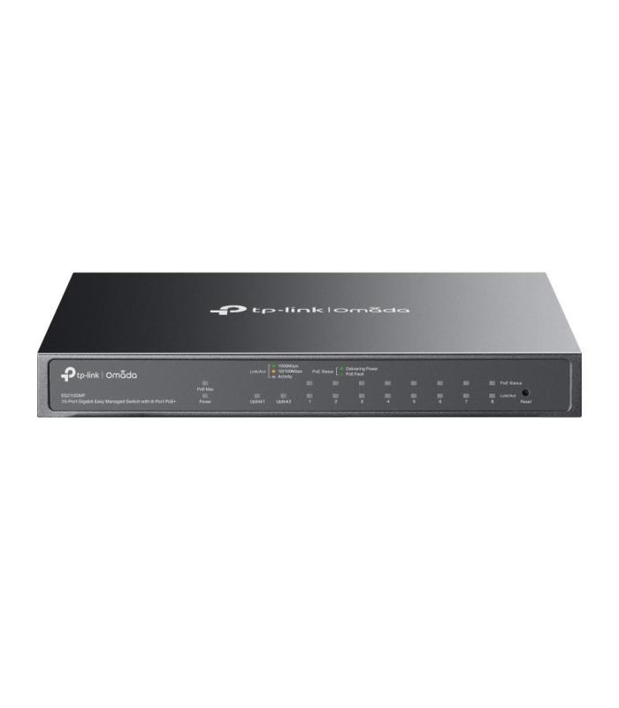 TP-Link Omada ES210GMP Switch Gestionado Gigabit Ethernet (10 100 1000) Energa Sobre Ethernet (PoE) Negro