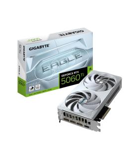 GIGABYTE GeForce RTX 5060 Ti EAGLE OC ICE 16G Tarjeta Grfica  16 GB GDDR7, 128 Bits, PCI-E 5.0, 2617 MHz Frecuencia Del Ncleo, 3