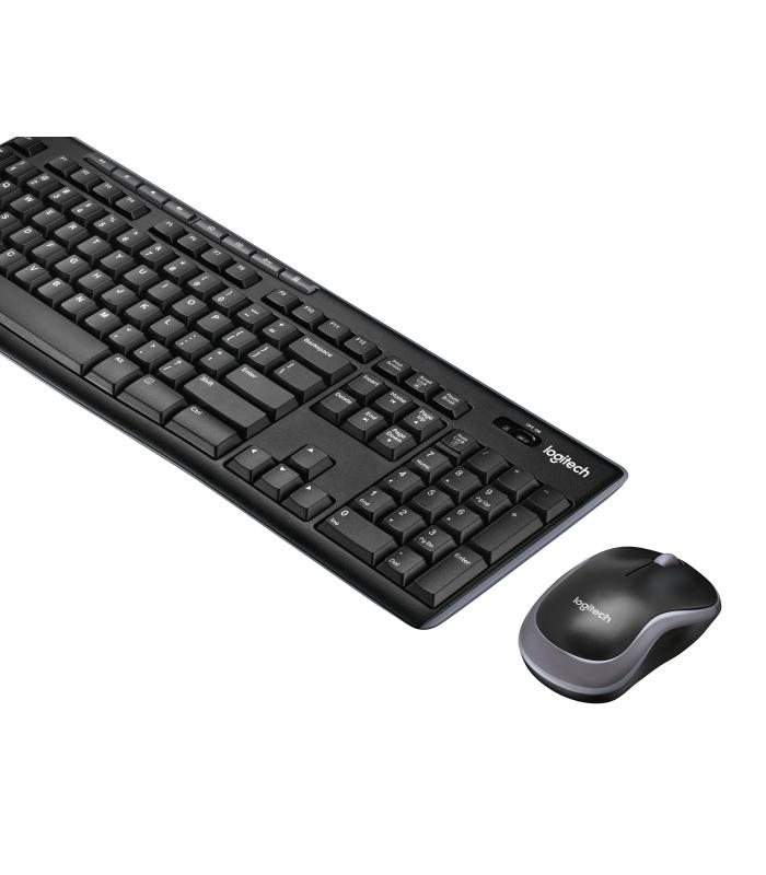 COMBO TECLADO RATON LOGITECH MK270 RF INALAMBRICO NEGRO