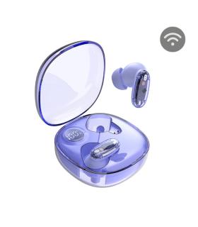 Auriculares Bluetooth Mars Gaming MHIB2 Con Estuche De Carga  Autonoma 7h  Morados
