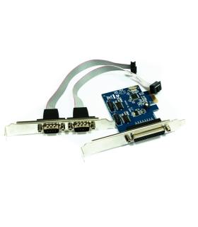 approx! PCIE1P2S tarjeta 2 Serie/1 Paralelo PCI-E