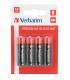 PILAS ALCALINAS VERBATIM LR06 AA 1.5V - PACK 4
