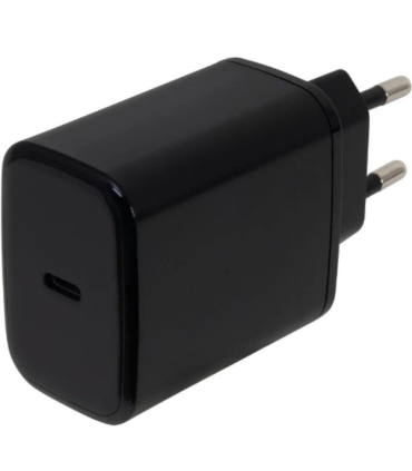Cargador de Pared GaN Fonestar POWER-C-65/ 1xUSB Tipo-C/ 65W/ Negro