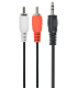 CABLE AUDIO GEMBIRD CONECTOR 3,5MM A RCA 2,5M