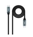CABLE USB 3.2 GEN2x2 100W 4K/60Hz USB-C M/M 1.5 M NANOCABLE 10.01.4301-L150