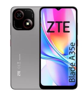 Smartphone ZTE Blade A35E 2GB/ 32GB/ 6.52\'/ Gris Oscuro
