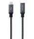 Cable Alargador USB Tipo-C 3.2 Nanocable 10.01.4501-L150-COMB  USB Tipo-C Macho - USB Tipo-C Hembra  1.5m  Negro