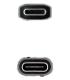Cable Alargador USB Tipo-C 3.2 Nanocable 10.01.4501-L150-COMB  USB Tipo-C Macho - USB Tipo-C Hembra  1.5m  Negro