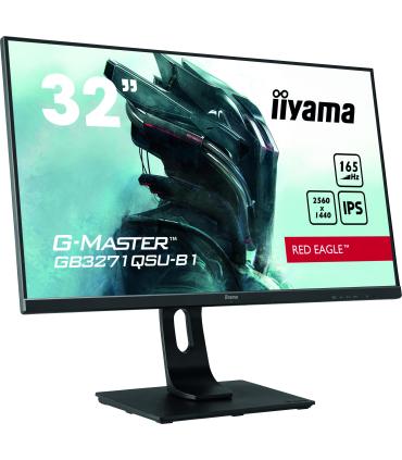 MONITOR IIYAMA 32" GAMING G-MASTER, GB3271QSU-B1,QHD, 2560 X 1440, 1MS, 165HZ, ALT, INCL, REG ALT, USB, HDMI, DISPLAYPORT