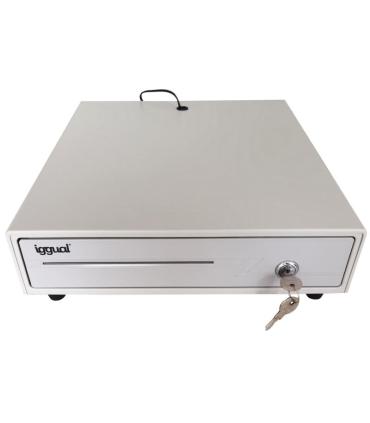 Iggual Cajn Portamonedas IRON-10W 38cm 4+6 Blanco