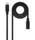 Nanocable Cable USB 3.2 GEN2x2 100W C M-H 2 M
