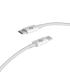 Cable USB 2.0 Tipo-C Subblim Cable Plus/ USB Tipo-C Macho - USB Tipo-C Macho/ Hasta 100W/ 480Mbps/ 2m/ Blanco
