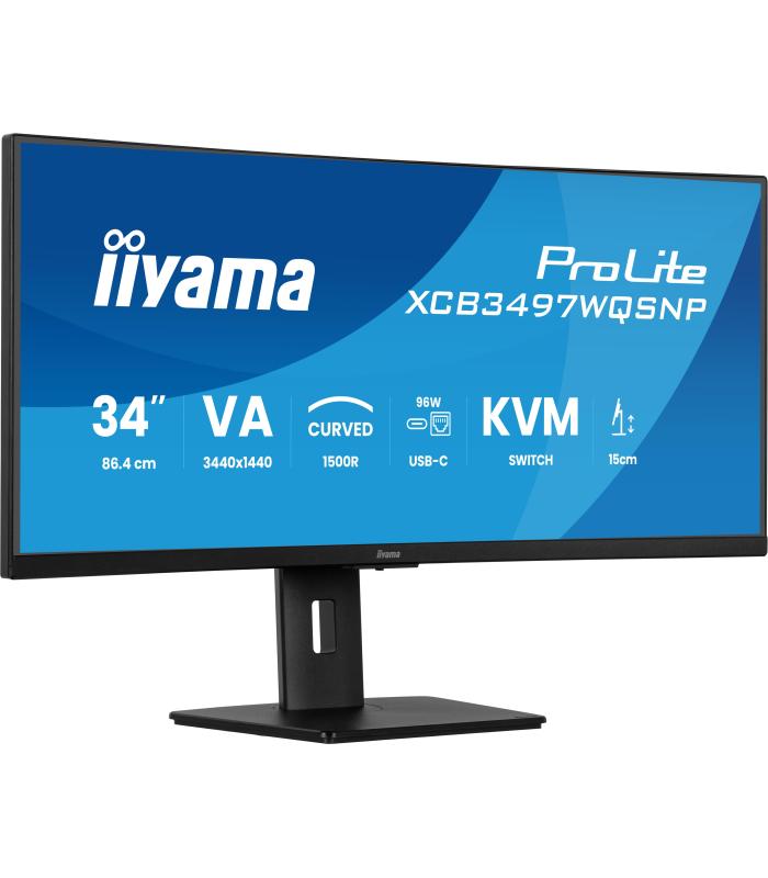 IIYAMA MONITOR VA, 2H 1DP,DOCK, KVM,  95W