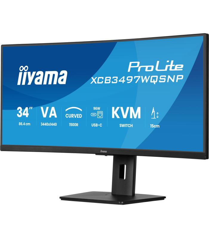 IIYAMA MONITOR VA, 2H 1DP,DOCK, KVM,  95W