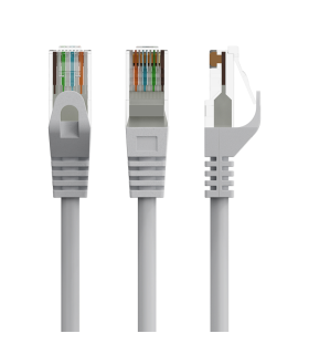 CABLE RED GEMBIRD UTP CAT6 0,5M GRIS