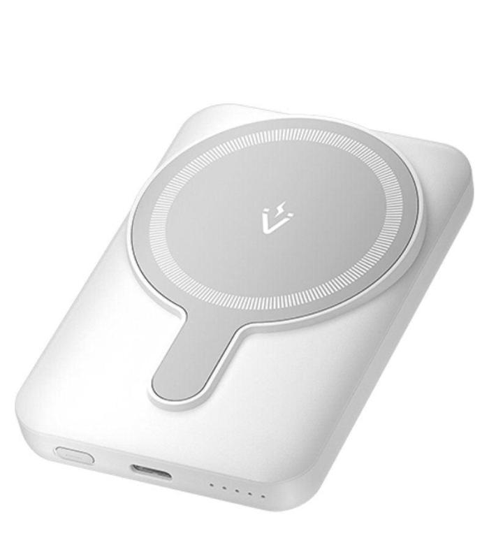 Powerbank 5000mAh Vention FHSW0/ 20W/ Wireless/ Blanca