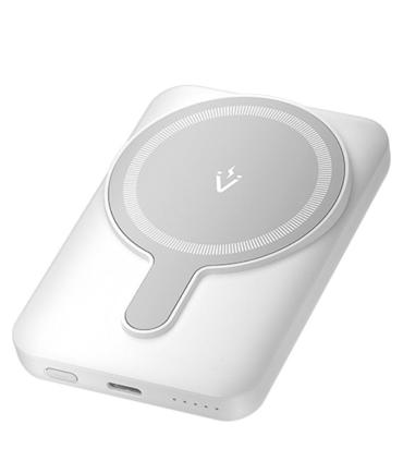 Powerbank 5000mAh Vention FHSW0/ 20W/ Wireless/ Blanca
