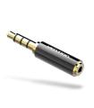 Adaptador Jack Vention BFBB0/ Jack 3.5 Macho - Jack 2.5 Hembra/ Negro