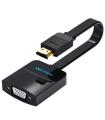 Cable Conversor Vention 74345/ HDMI Macho/ VGA Hembra/ 15cm/ Negro