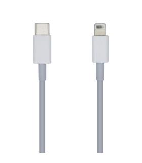 CABLE AISENS USB 2.0 USB-C A LIGHTNING PD 2A LIGHTNING M-USB-C M BLANCO 1.0M