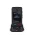 TELEFONO TREVI FLEX PLUS 55 FLIP SENIOR PHONE DUAL SCREEN BLACK