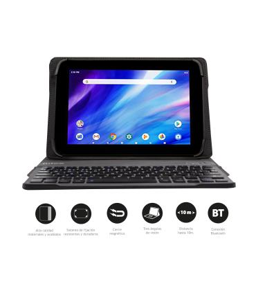 NILOX Funda Tablet 9.7 A 10.5 Teclado Bt Negro