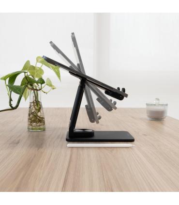 TooQ Soporte de Sobremesa Ajustable para Móvil o Tablet de hasta 12,9”