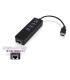 Ewent EW1140 base para portátil y replicador de puertos USB 3.2 Gen 1 (3.1 Gen 1) Type-A Negro