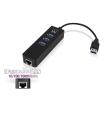 Ewent EW1140 base para portátil y replicador de puertos USB 3.2 Gen 1 (3.1 Gen 1) Type-A Negro