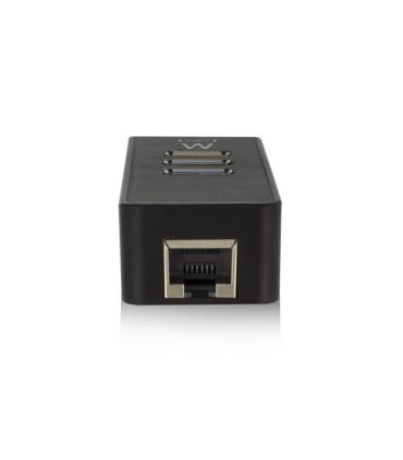 Ewent EW1140 base para portátil y replicador de puertos USB 3.2 Gen 1 (3.1 Gen 1) Type-A Negro