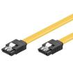 Ewent EC1511 cable de SATA 0,5 m SATA 7-pin Negro, Amarillo