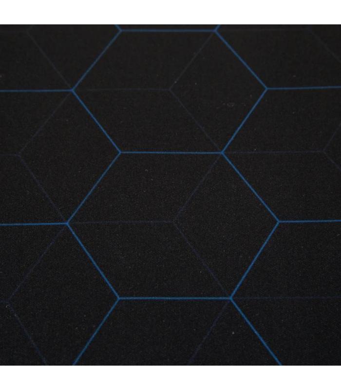 iggual Hexa 1 Alfombrilla de ratón para juegos Negro, Azul