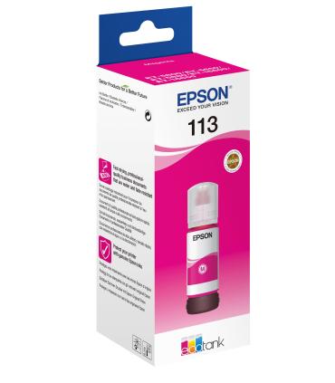 Epson 113 EcoTank Pigment Magenta ink bottle