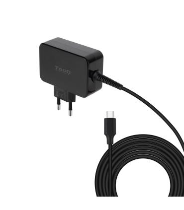 TooQ TQLC-USBCGAN65PD cargador de dispositivo móvil Portátil Negro Corriente alterna Interior