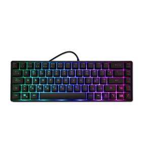 Deep Gaming mini TM065 teclado Juego USB QWERTY Español Negro