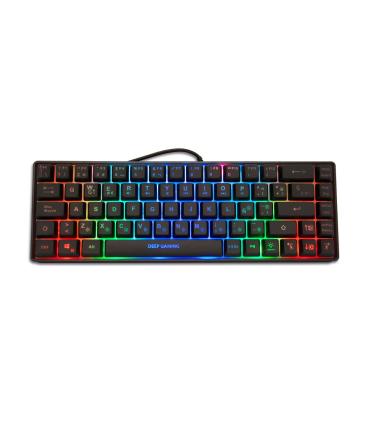 Deep Gaming mini TM065 teclado Juego USB QWERTY Español Negro