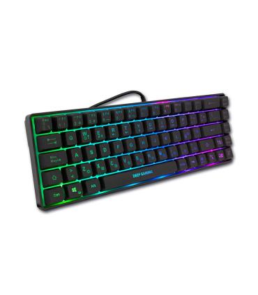 Deep Gaming mini TM065 teclado Juego USB QWERTY Español Negro