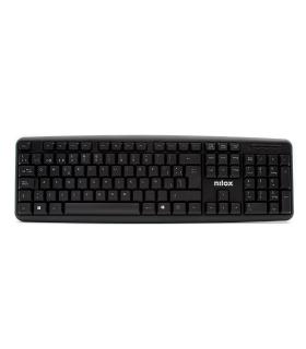 Nilox Teclado Compacto NXKBE000002 Usb Negro